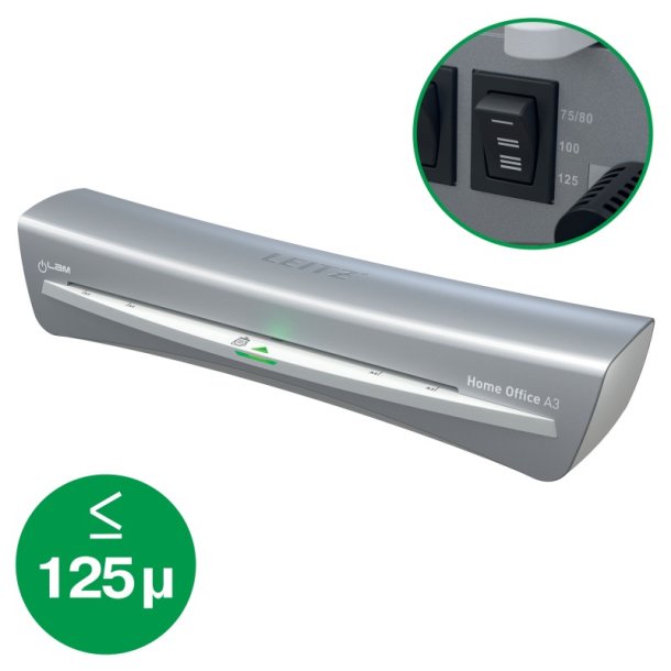 Leitz A3 Lamineringsmaskine - iLAM - Home Office - gr - A3 varme laminator