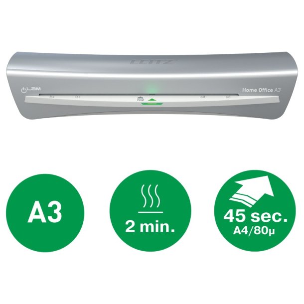 Leitz A3 Lamineringsmaskine - iLAM - Home Office - gr - A3 varme laminator