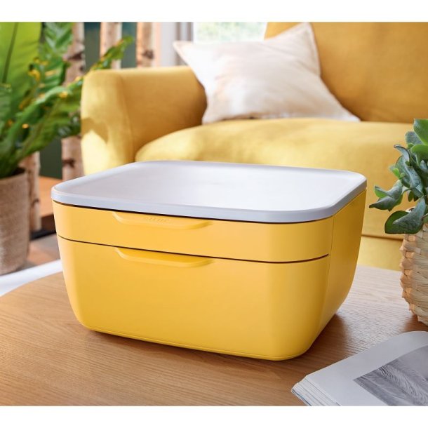 Leitz Skuffekabinet Click &amp; Store Cosy A5 - 2 skuffer - varm gul