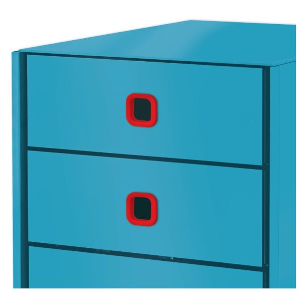 Leitz Skuffekabinet Click &amp; Store Cosy A4 - 3 skuffer - rolig bl