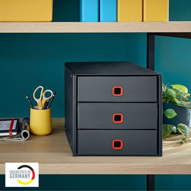 Leitz Skuffekabinet Click &amp; Store Cosy A4 - 3 skuffer - fljlsgr