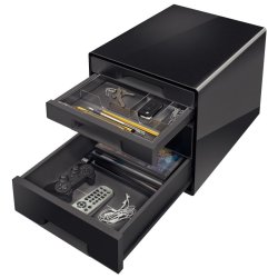 Leitz Skuffekabinet A4 Desk Cube - 4 skuffer - sort