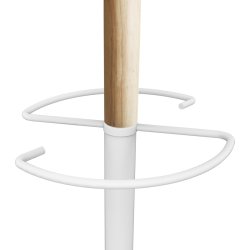 Unilux Access Stumtjener hvid - stl - 6 kroge - paraplyholder