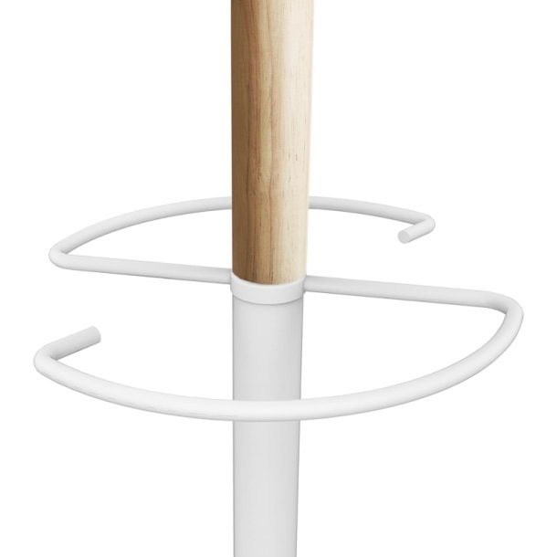 Unilux Access Stumtjener hvid - stl - 6 kroge - paraplyholder