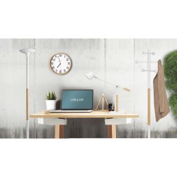 Unilux Access Stumtjener hvid - stl - 6 kroge - paraplyholder