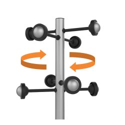 Unilux Accueil Stumtjener Slv - Stl - 8 kroge og paraplyholder