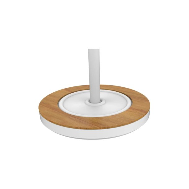 Unilux Bamboo Stumtjener Hvid - stl - 6 kroge - paraplyholder