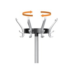 Unilux Cypres Stumtjener Slv - Alu - 8 kroge - paraplyholder
