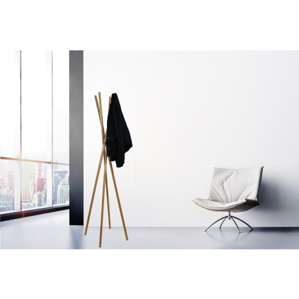 Unilux Tipy Stumtjener Brun - Bambus - 4 kroge