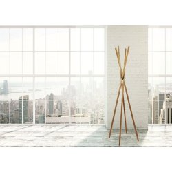 Unilux Tipy Stumtjener Brun - Bambus - 4 kroge