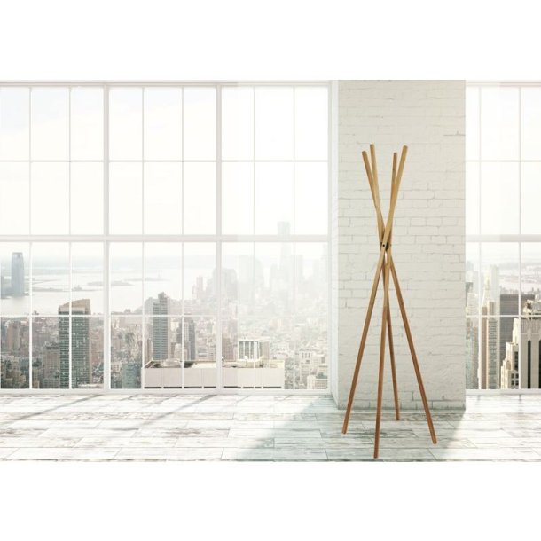 Unilux Tipy Stumtjener Brun - Bambus - 4 kroge