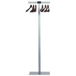 Unilux Spirit garderobestativ - Stumtjener i Gr Stl - Inkl. 6 mahogni bjler