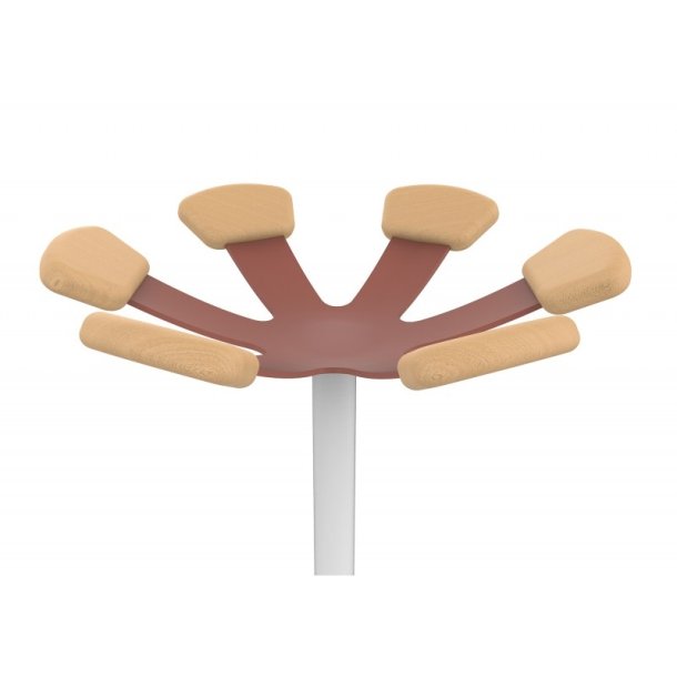 Unilux Aurora Stumtjener Rd - stl - 6 kroge - paraplyholder