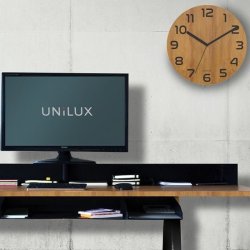 Unilux Palma Bambus Clock 30cm - Analog vgur i bambus