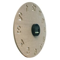 Unilux Hello Clock 40cm vgur - Genanvendt Analog vgur i Beige