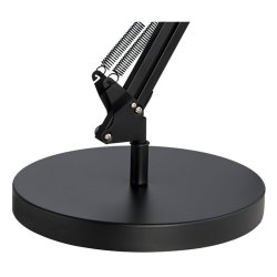 Unilux arkitektlampe Success - Sort 66cm kontorlampe - Drejelig dobbeltleddet arm