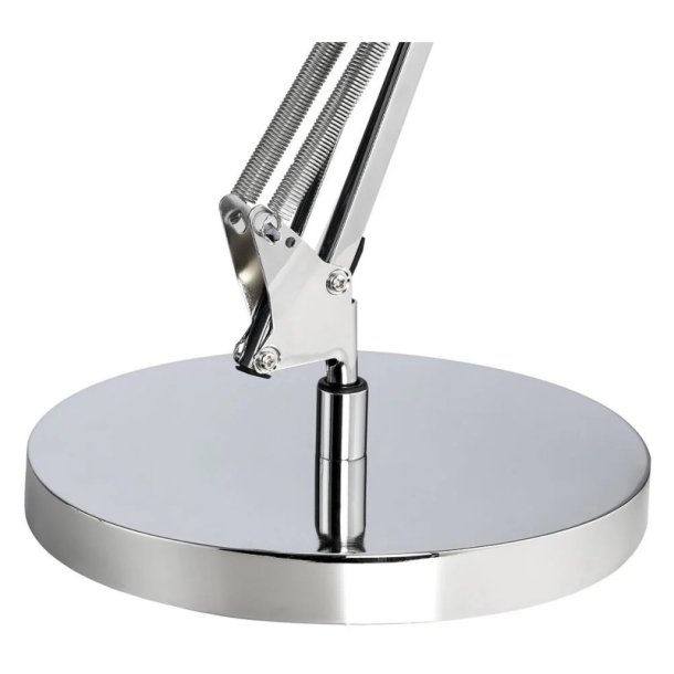 Unilux arkitektlampe Success - Slv kontorlampe - Drejelig dobbeltleddet arm