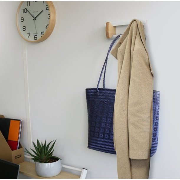 Unilux Aurora knager�kke - hvid st�l med 2 + 2 kroge - B�reevne op til 10 kg