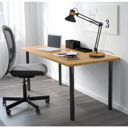 Unilux arkitektlampe Baya - Sort LED kontorlampe - dobbelte leddelte drejearm