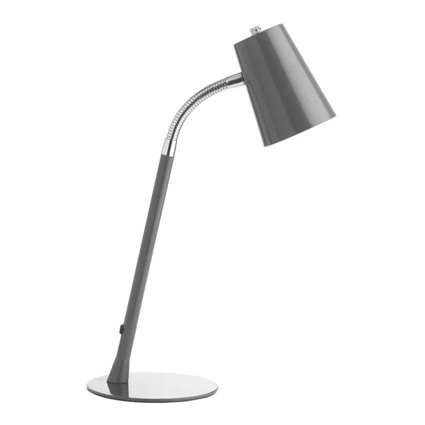 Unilux bordlampe Flexio - Gr LED kontorlampe - Flexible arm