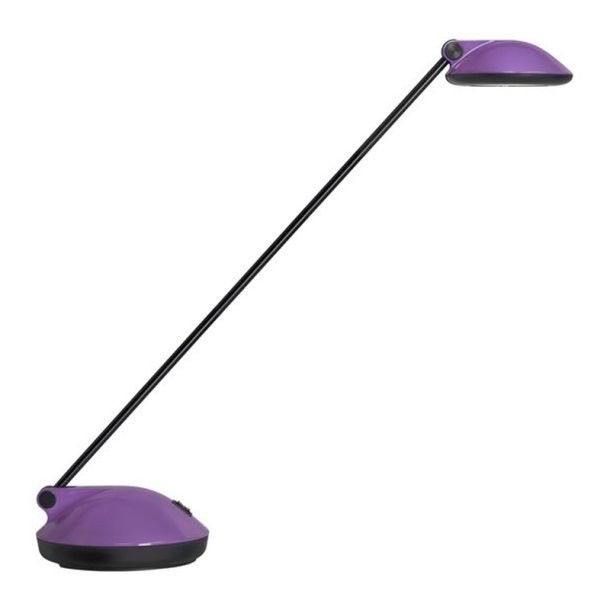 Unilux Skrivebordslampe Joker - Lilla LED kontorlampe