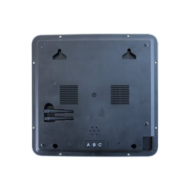 Unilux Flo LED Clock 28cm - Digitalt vgur/Bordur i sort