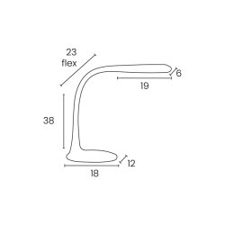 Unilux bordlampe Lucy - Hvid dmpbar LED kontorlampe - justerbare farvetemperaturer