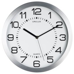 Unilux Moon Clock 30,5cm vgur - Analog vgur i Slv