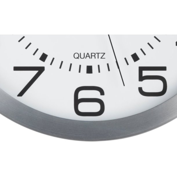 Unilux Moon Clock 30,5cm vgur - Analog vgur i Slv