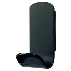 Unilux Magnetisk Knage - sort stl med 1 krog - Breevne op til 12 kg