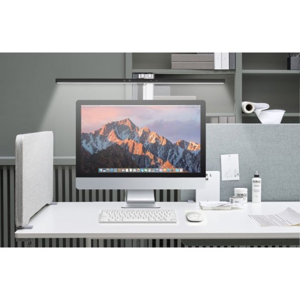 Unilux Skrivebordslampe Strata - Sort dmpbar LED kontorlampe