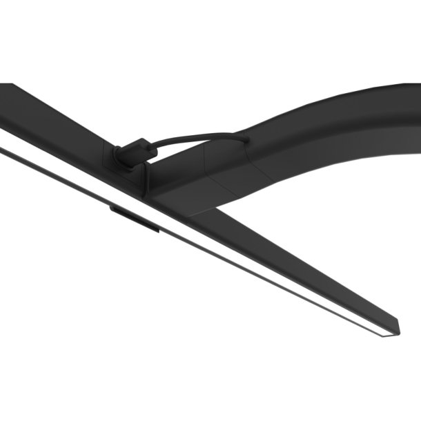 Unilux Skrivebordslampe Strata - Sort dmpbar LED kontorlampe