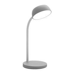 Unilux Skrivebordslampe Tamy - Lys gr LED kontorlampe