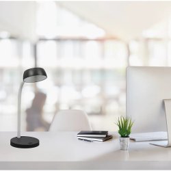 Unilux Skrivebordslampe Tamy - Sort LED kontorlampe