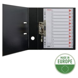 Esselte A4 Register - Kraftig pp - 1-12 - med pile-design - gr