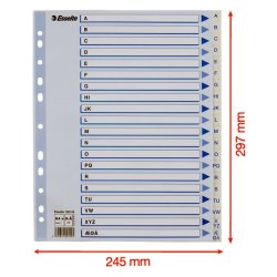 Esselte A4 Maxi Register - PP - hvid
