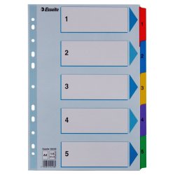 Esselte A4 Register - Mylar - karton - 1-5