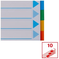 Esselte A4 Faneblade - karton - 10-delt