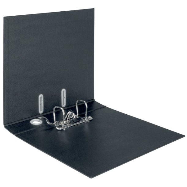 Leitz A4 Brevordner 180&deg; - 100 % genbrugskarton - 50mm - sort
