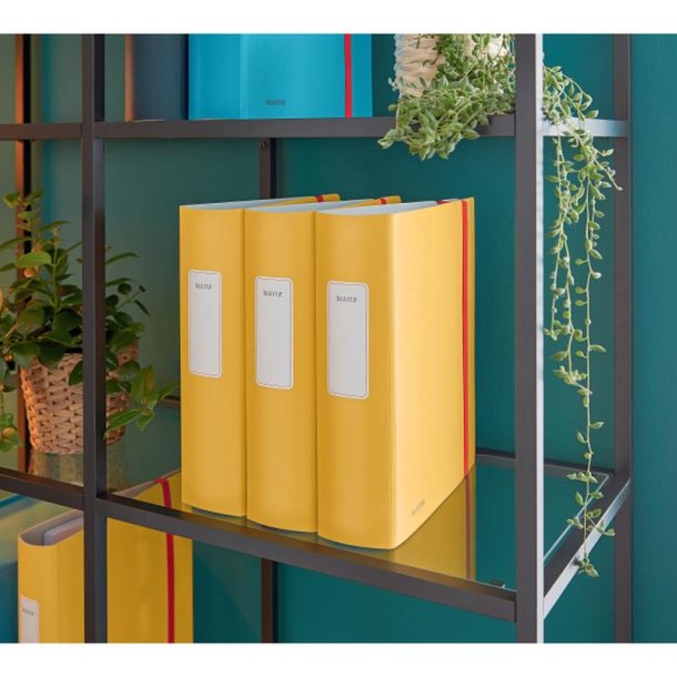 Leitz Cosy Active A4 Brevordner - buet - PP - 82 mm - gul