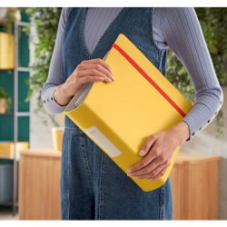 Leitz Cosy Active A4 Brevordner - buet - PP - 82 mm - gul