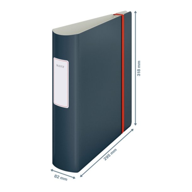 Leitz Cosy Active A4 Brevordner - buet - PP - 82 mm - gr