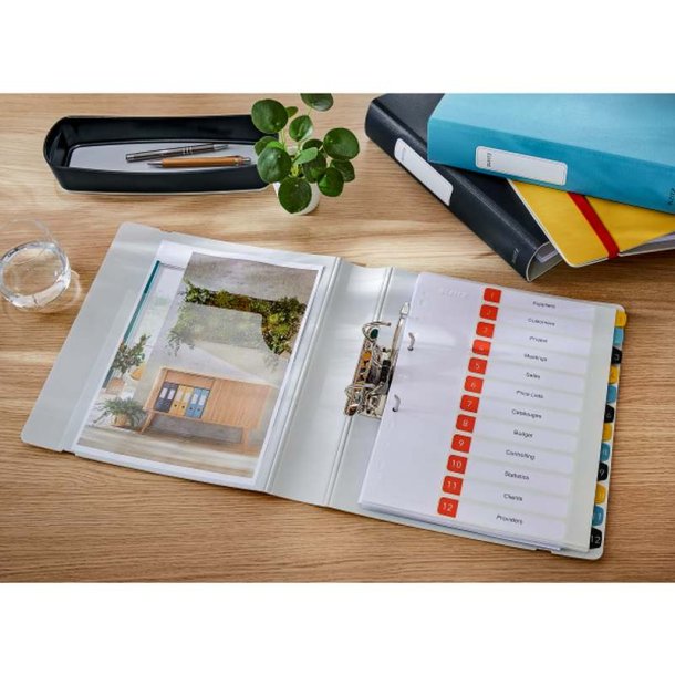 Leitz Cosy Active A4 Brevordner - buet - PP - 65 mm - gul