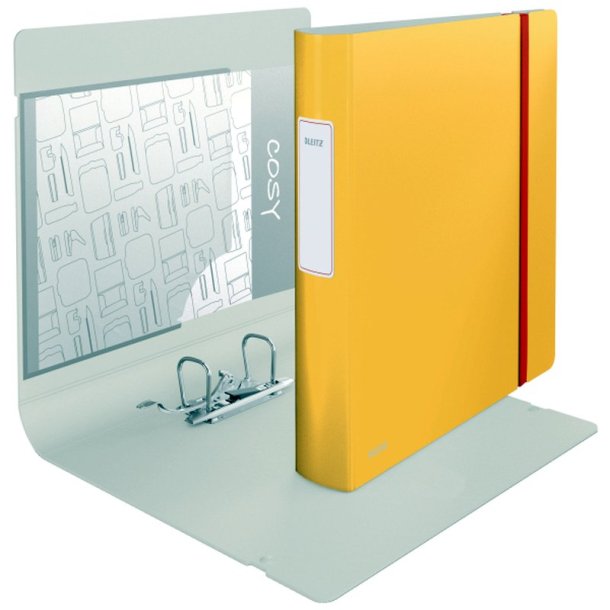 Leitz Cosy Active A4 Brevordner - buet - PP - 65 mm - gul