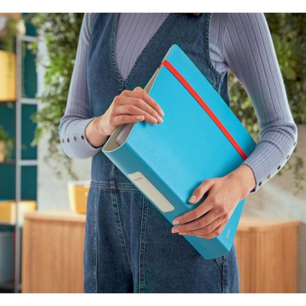 Leitz Cosy Active A4 Brevordner - buet - PP - 65 mm - bl