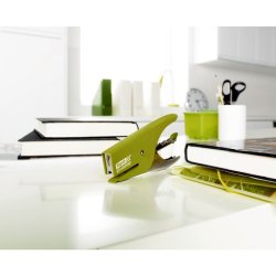 Rapid Hftetang Supreme S51 i grn - til 15 ark - Softgrip