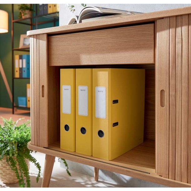 Leitz A4 Brevordner Cosy 180&deg; - Soft Touch - PP - 80mm - gul