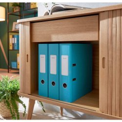 Leitz A4 Brevordner Cosy 180&deg; - Soft Touch - PP - 80mm - bl