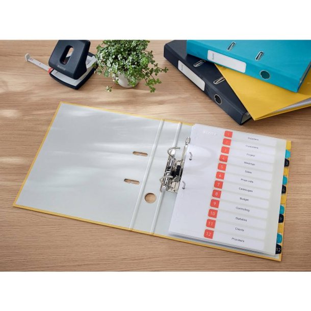 Leitz A4 Brevordner Cosy 180&deg; - Soft Touch - PP - 50mm - gul