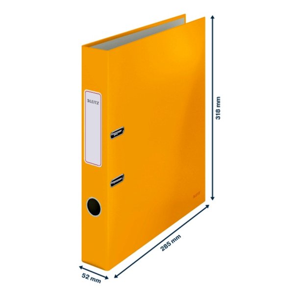 Leitz A4 Brevordner Cosy 180&deg; - Soft Touch - PP - 50mm - gul